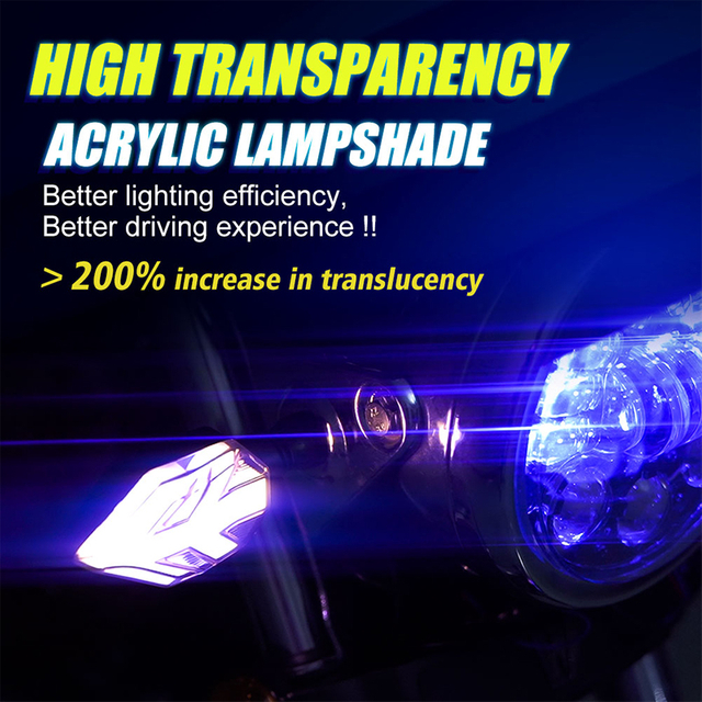 Scooter électrique, clignotant de moto, voyant bleu, blanc, jaune, rouge ZX138