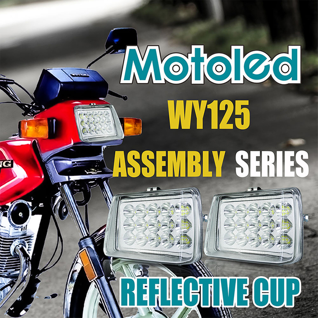 Honda Sirius WY125 LED accessoires moto phare assemblage DC12V 15 lampe hauteur limitée Lumen feux de croisement WYBT